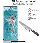 Wholesale 3D Tempered Glass Full Screen Protector with Working Adhesive In Screen Finger Scanner for Samsung Galaxy S21 Ultra 5G (Clear)